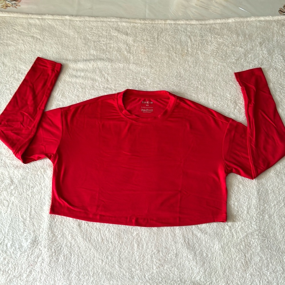 SHEIN long sleeve crop top (XS)